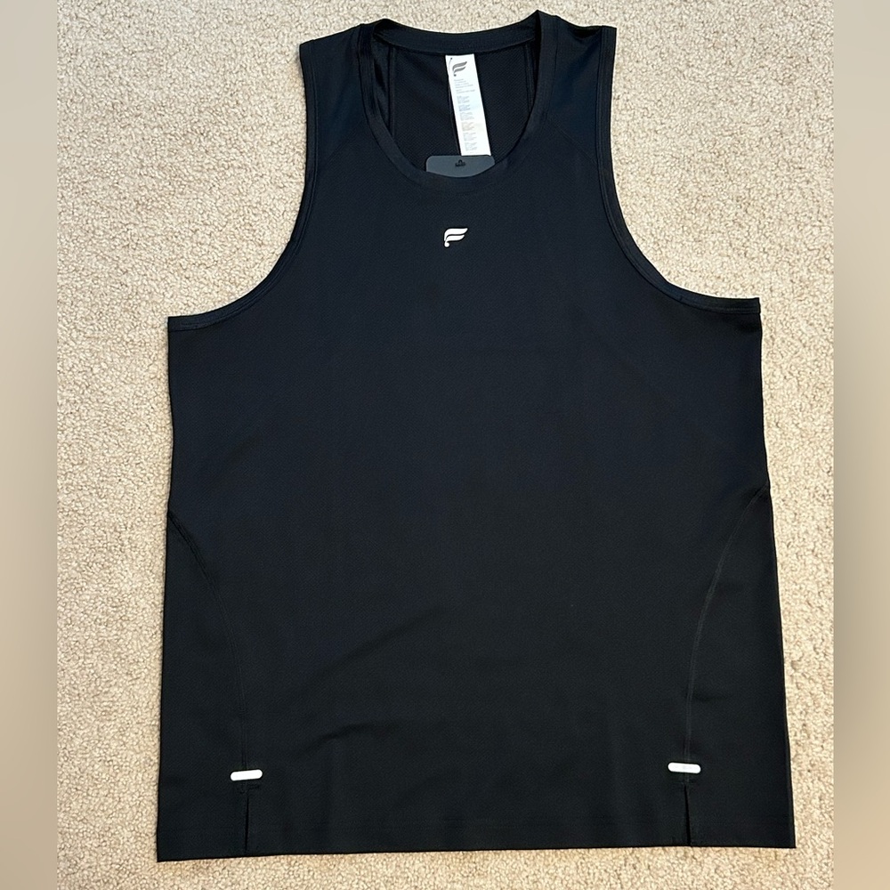 NWT Fabletics Men's Black Performance Tank Top Size Medium - Picture 2 of 8